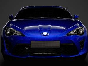 toyota g 86 2016 3D 模型