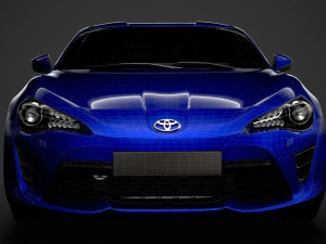 toyota g 86 2016 3D Model