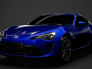 toyota g 86 2016 3D 模型