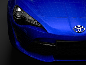 toyota g 86 2016 3D 模型