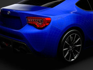toyota g 86 2016 3D Model