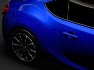 toyota g 86 2016 3D Model