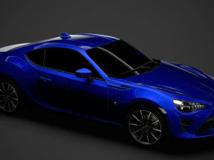 toyota g 86 2016 3D Model