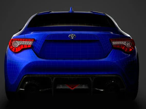 toyota g 86 2016 3D Model