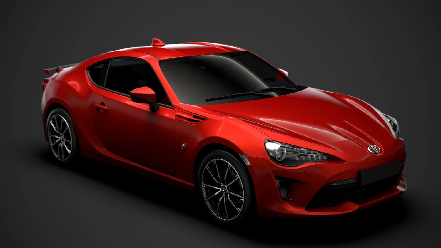 toyota gt 86 2016 3D Model .c4d .max .obj .3ds .fbx .stl .blend 