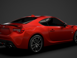 toyota gt 86 2016 Modello 3D