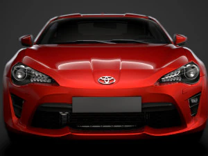 toyota gt 86 2016 3D Model