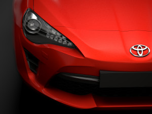 toyota gt 86 2016 Modello 3D