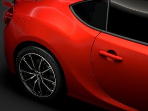 toyota gt 86 2016 Modello 3D