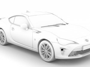 toyota gt 86 2016 Modello 3D