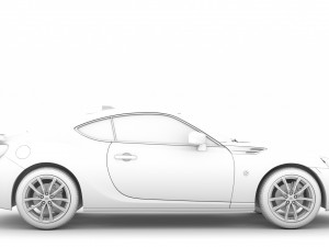 toyota gt 86 2016 Modello 3D