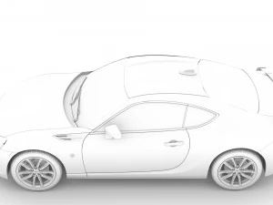 toyota gt 86 2016 3D Model