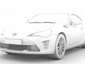 toyota gt 86 2016 Modello 3D