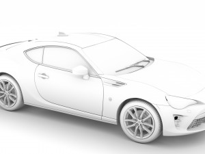 toyota gt 86 2016 Modello 3D