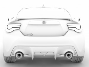 toyota gt 86 2016 Modello 3D