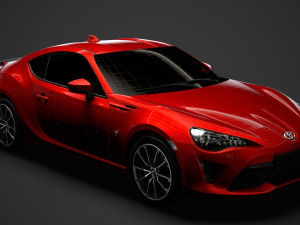 toyota gt 86 2016 Modello 3D