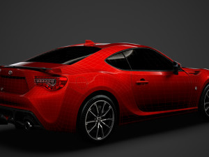 toyota gt 86 2016 Modello 3D