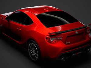 toyota gt 86 2016 3D Model