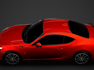 toyota gt 86 2016 Modello 3D