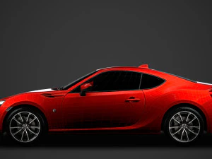 toyota gt 86 2016 3D Model