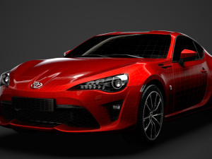 toyota gt 86 2016 Modello 3D