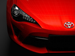 toyota gt 86 2016 Modello 3D