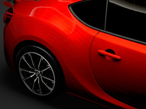 toyota gt 86 2016 Modello 3D