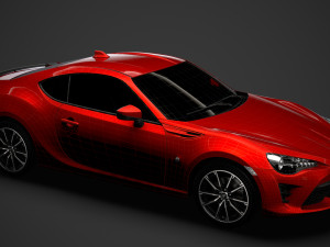 toyota gt 86 2016 Modello 3D