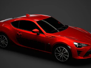 toyota gt 86 2016 3D Model
