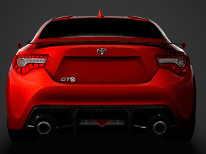 toyota gt 86 2016 Modello 3D