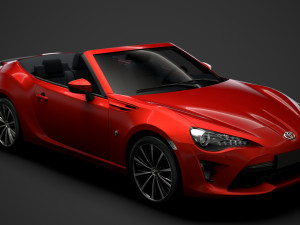 toyota gt 86 cabrio 2020 3D Model