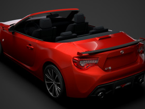 toyota gt 86 cabrio 2020 Modelo 3D