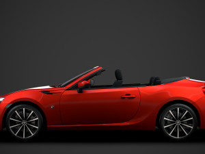 toyota gt 86 cabrio 2020 Modelo 3D