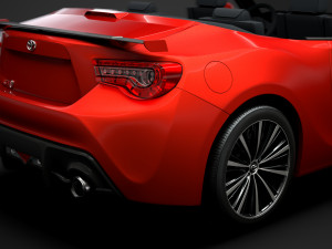 toyota gt 86 cabrio 2020 Modelo 3D