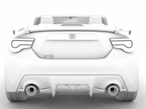 toyota gt 86 cabrio 2020 Modelo 3D