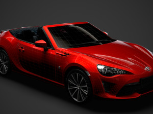 toyota gt 86 cabrio 2020 Modelo 3D