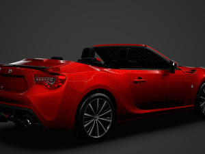 toyota gt 86 cabrio 2020 Modelo 3D