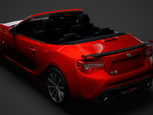 toyota gt 86 cabrio 2020 Modelo 3D