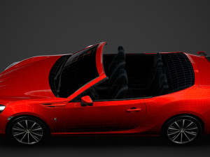 toyota gt 86 cabrio 2020 Modelo 3D
