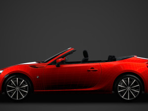 toyota gt 86 cabrio 2020 Modelo 3D