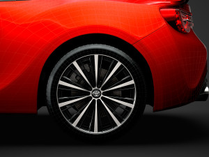 toyota gt 86 cabrio 2020 Modelo 3D