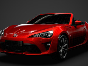 toyota gt 86 cabrio 2020 Modelo 3D