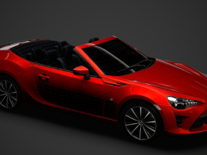 toyota gt 86 cabrio 2020 Modelo 3D
