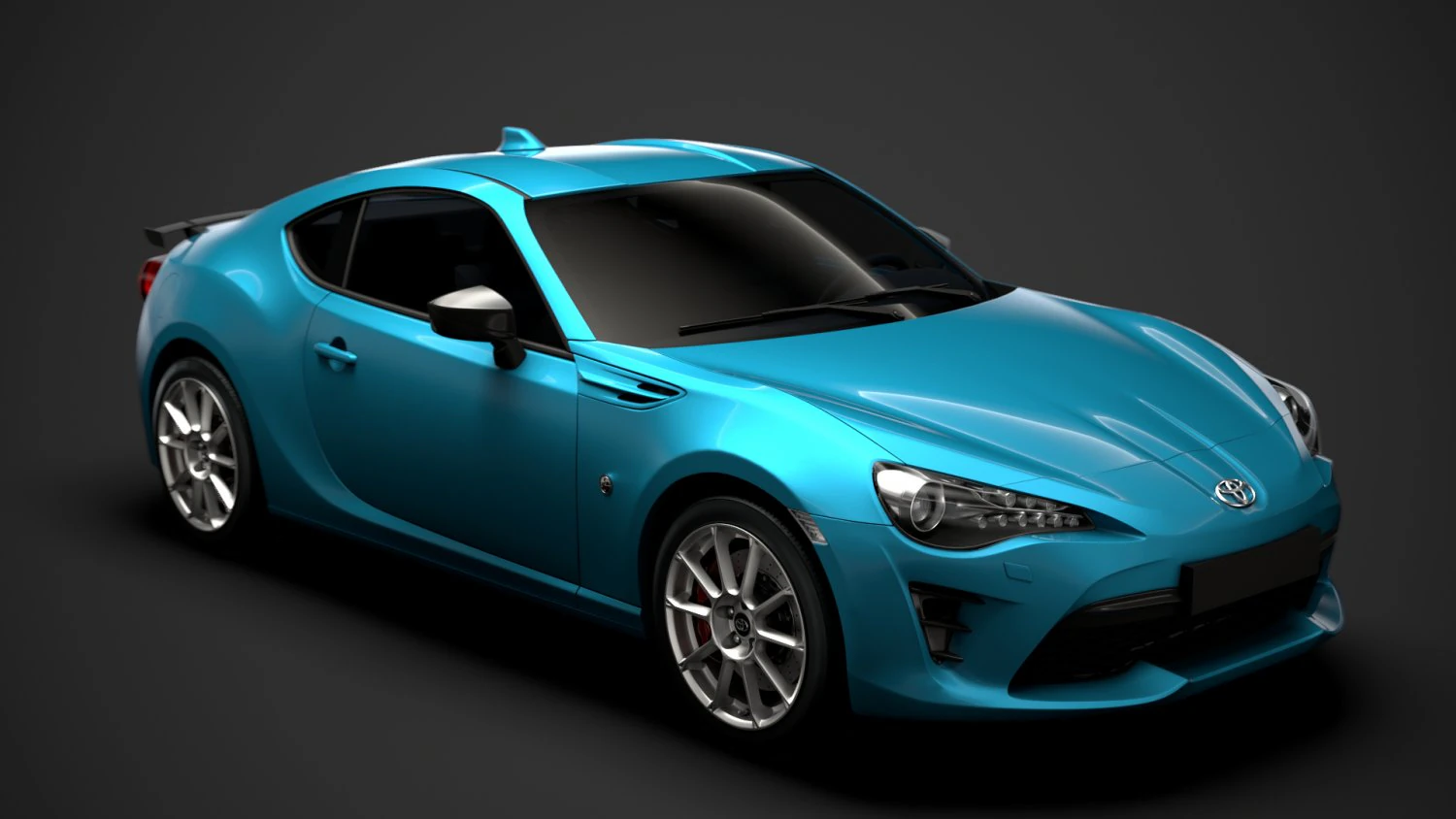 toyota gts 86 2020 3D Model .c4d .max .obj .3ds .fbx .stl .blend