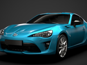 toyota gts 86 2020 3D Model