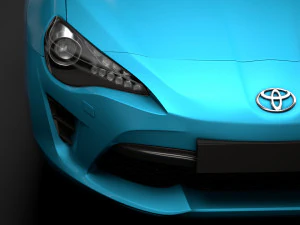 toyota gts 86 2020 3D Model