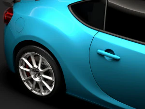 toyota gts 86 2020 3D Model