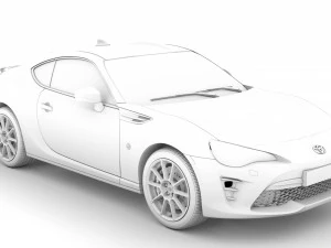 toyota gts 86 2020 3D Model