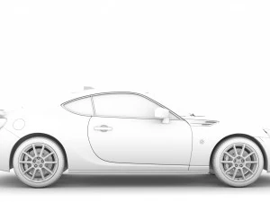 toyota gts 86 2020 3D Model