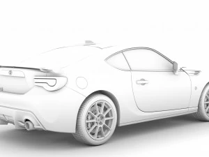 toyota gts 86 2020 3D Model